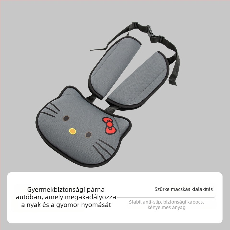 Baby kiss gyermek autóülés öv vállvédője Bird's eye anyagból, fej Silk floss-ból és vállpárnák foam pearl cottonból; testreszabható; hivatalos magánmárka.