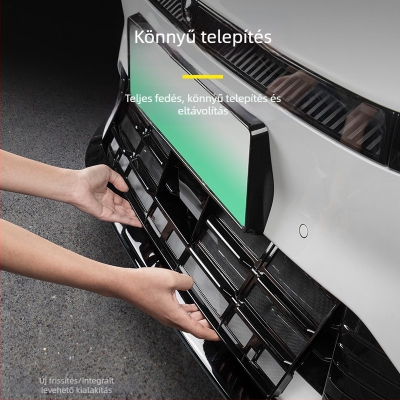 Lingke 07 középső radiátorgrillhez rovarháló, egyszemélyes kivitel, teljes lefedettségű háló, ABS anyag