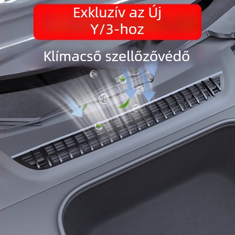 ABS belső légbeömlő védőfedél rovarmentes szűrővel a Tesla Model 3/Y-hoz (XF-01)