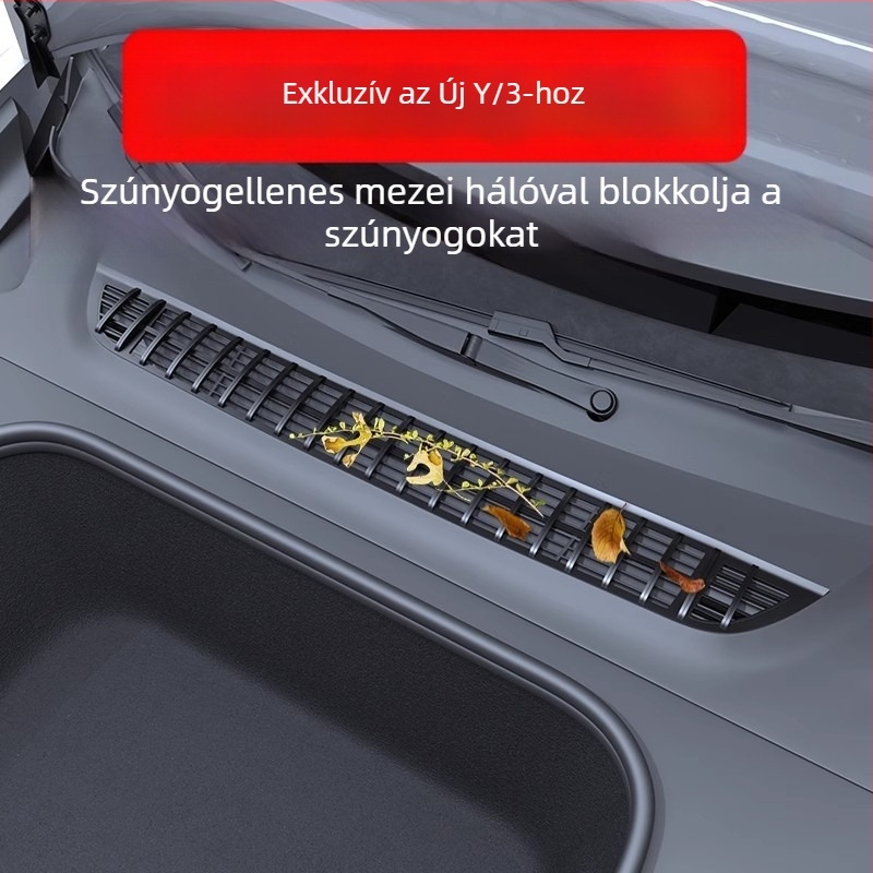 ABS belső légbeömlő védőfedél rovarmentes szűrővel a Tesla Model 3/Y-hoz (XF-01)