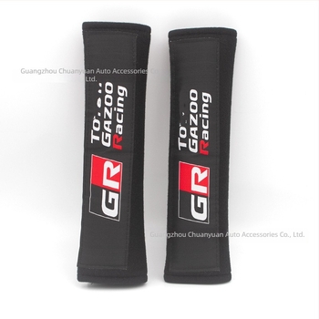 Versenyautó biztonsági öv vállpárna, univerzális illeszkedés, 2 darabos készlet, TM márka, nyomtatott logóval