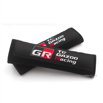 Versenyautó biztonsági öv vállpárna, univerzális illeszkedés, 2 darabos készlet, TM márka, nyomtatott logóval