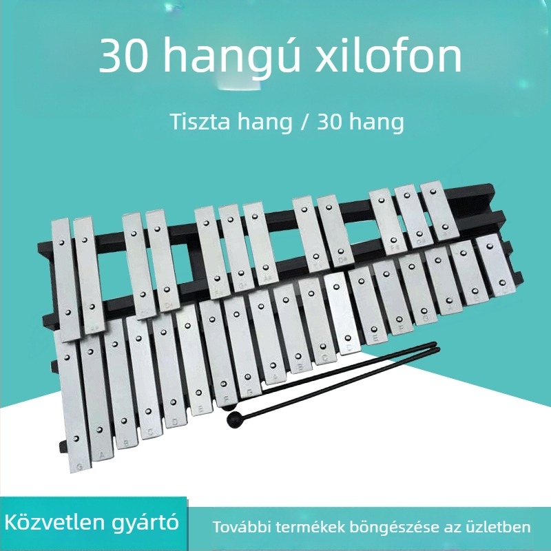 Aero 30-tonos alumínium zongora — Orff ütőhangszer