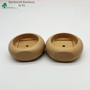 Fából készült alap elektromos ébresztőóra zenei dobozhoz, japán stílusú, testreszabható, otthoni dekoráció