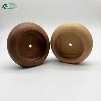 Fából készült alap elektromos ébresztőóra zenei dobozhoz, japán stílusú, testreszabható, otthoni dekoráció