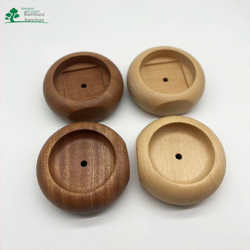 Fából készült alap elektromos ébresztőóra zenei dobozhoz, japán stílusú, testreszabható, otthoni dekoráció