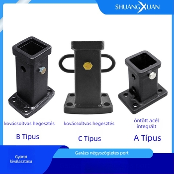 Vontatókar gyorskapcsoló kar, négyszögletes nyílású hüvely, felületkezelés porlasztott bevonattal, öntött acél, kompatibilis családi autóhoz, modellek THR-01A/THR-02A/THR-03A/THR-03B