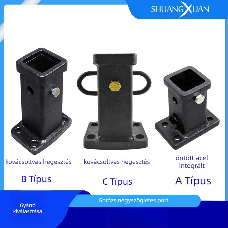 Vontatókar gyorskapcsoló kar, négyszögletes nyílású hüvely, felületkezelés porlasztott bevonattal, öntött acél, kompatibilis családi autóhoz, modellek THR-01A/THR-02A/THR-03A/THR-03B