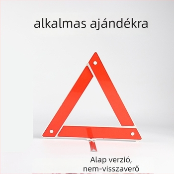 Autóhoz használható összecsukható ABS műanyag háromlábú figyelmeztető jel ideiglenes parkoláshoz