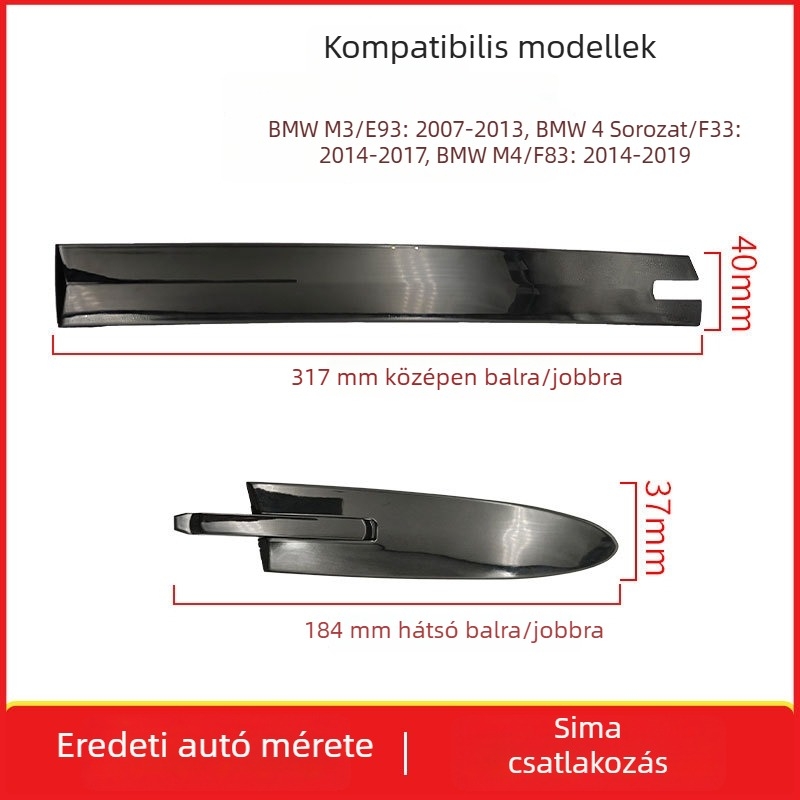 Pamio BMW M3/M4 4 Series Cabriolet Tető Hinge Klipsz (E93/F33/F83) - Műanyag