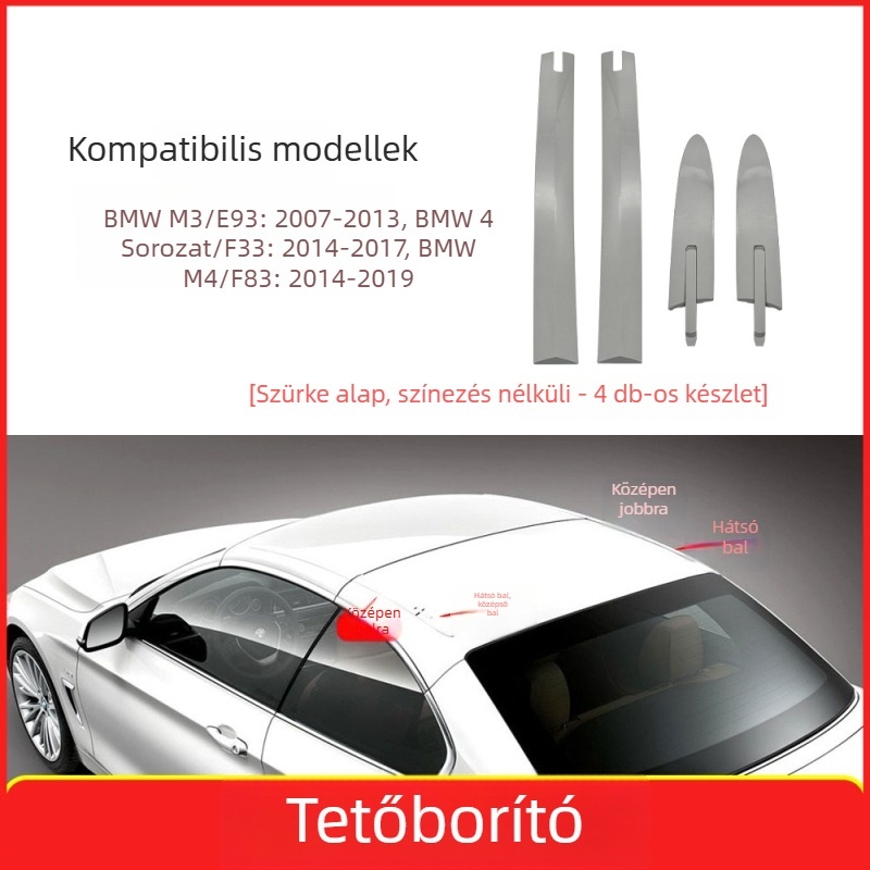 Pamio BMW M3/M4 4 Series Cabriolet Tető Hinge Klipsz (E93/F33/F83) - Műanyag