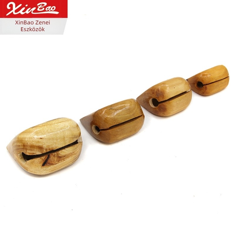 New Treasure Muyu fa hangszer, tömörfa, fa bottal, minden korosztály számára