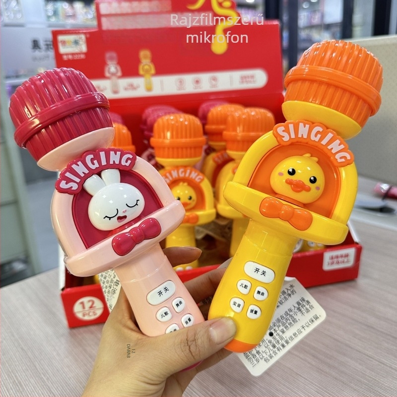 Hangváltoztató játék mikrofon — Többfunkciós mikrofon gyerekeknek, énekléshez és zenéhez, 4–6 éveseknek, uniszex