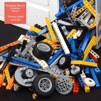Lego-kompatibilis tömeges építőelemek oktatási célokra, műanyag 3D puzzle 0–3 éveseknek