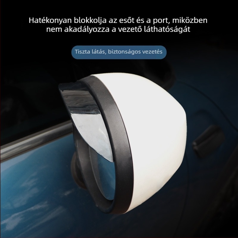 BMW Mini Cooper F55/F56 visszapillantó tükör esővédője, PC anyag, kétoldalas ragasztóval, carAwait