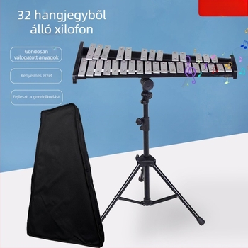 32-tónos harpsichord acél marimba konstrukcióval — Modell Thirty-two-tone Harpsichord, Specifikációk: acél marimba, Tartalmazz zongora táskát
