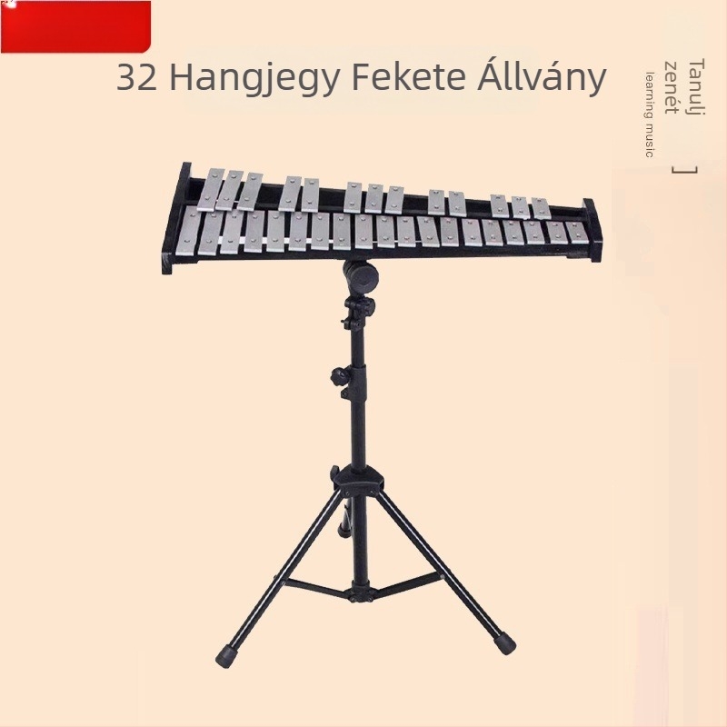 32-tónos harpsichord acél marimba konstrukcióval — Modell Thirty-two-tone Harpsichord, Specifikációk: acél marimba, Tartalmazz zongora táskát