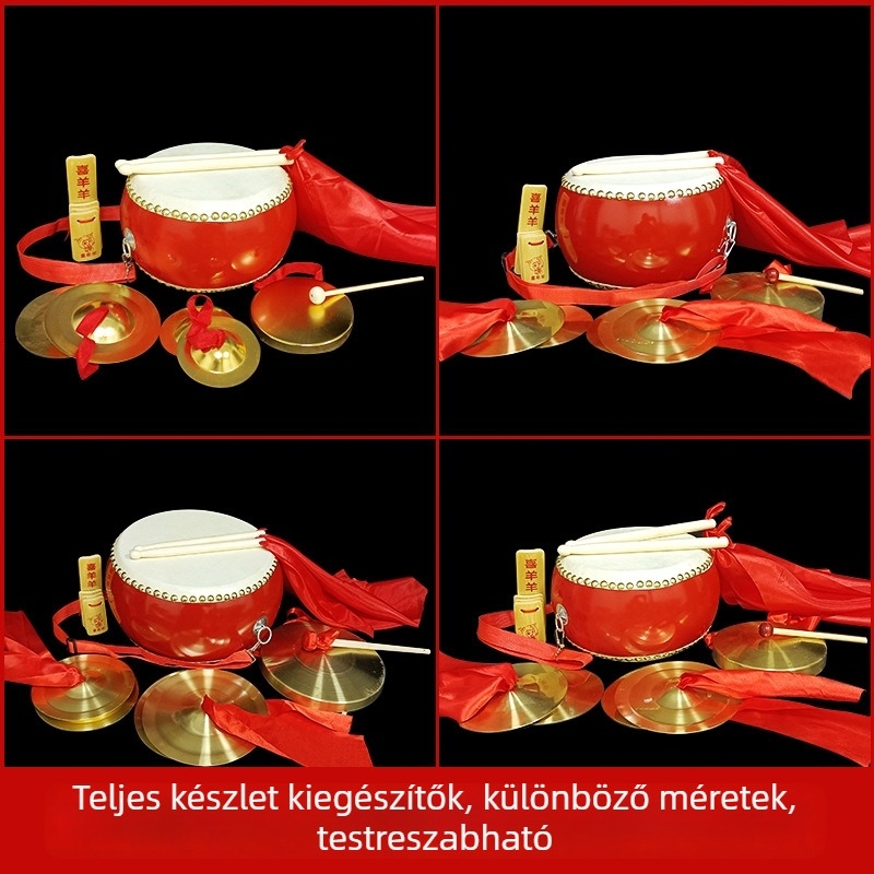 Yue Fei dobkészlet – nyárfa test (poplar), modell YUEFEI33-11, gyermekeknek alkalmas