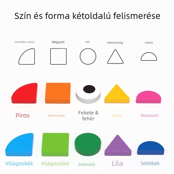 Fa 3D mágneses tangram puzzle gyerekeknek, 4–6 évesek, testreszabható rajzokkal