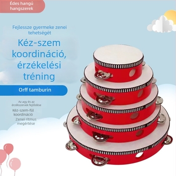 Orff tamburin – nyugati ütőhangszer, modell Orff Tambourine, márka Other