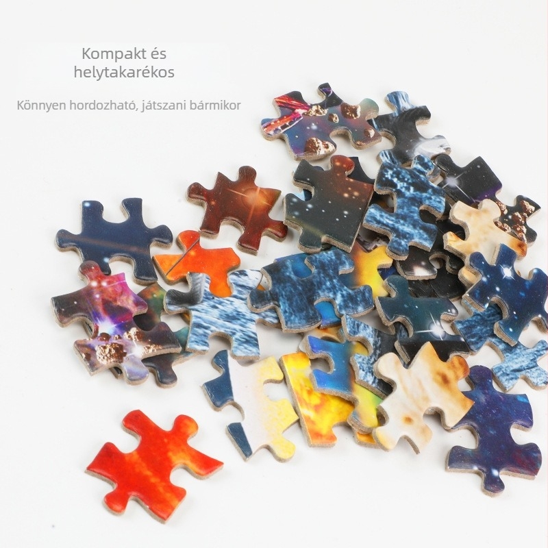 Űrturista síkpuzzle – papíralapú puzzle; testreszabható; testreszabás módja: dizájn alapján; 7–14 éveseknek