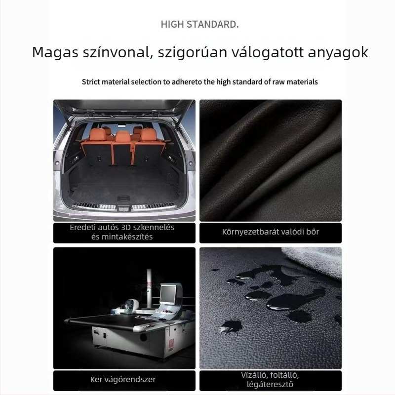 Li Auto L7 teljes körű csomagtartó szőnyeg és teljes hátsó rekesz szőnyeg, kifejezetten Li Auto L7-hez tervezve