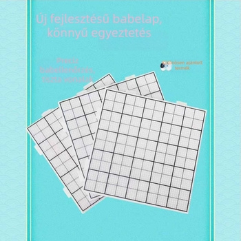 DIY gyöngyös tábla sablonnal gravírozott vonalakkal, 2,6 mm gyöngyökhöz, műanyag síkpanel, oktató kreatív játék 7–14 éveseknek