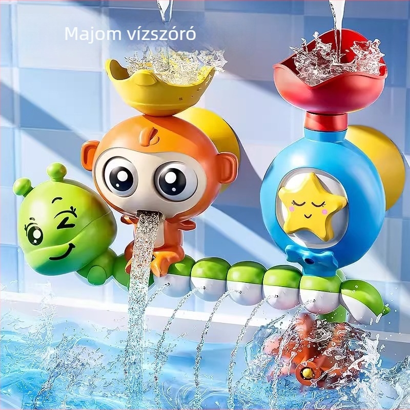 Műanyag fürdővíz-játék vízkerékkel, 0–3 éveseknek megfelelő, 3C tanúsítvány