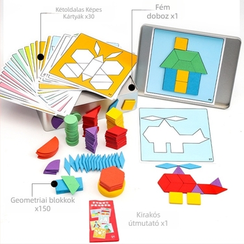 Fából készült 3D-s puzzle gyerekeknek, 4–6 évesek, testreszabható feldolgozás kérésre