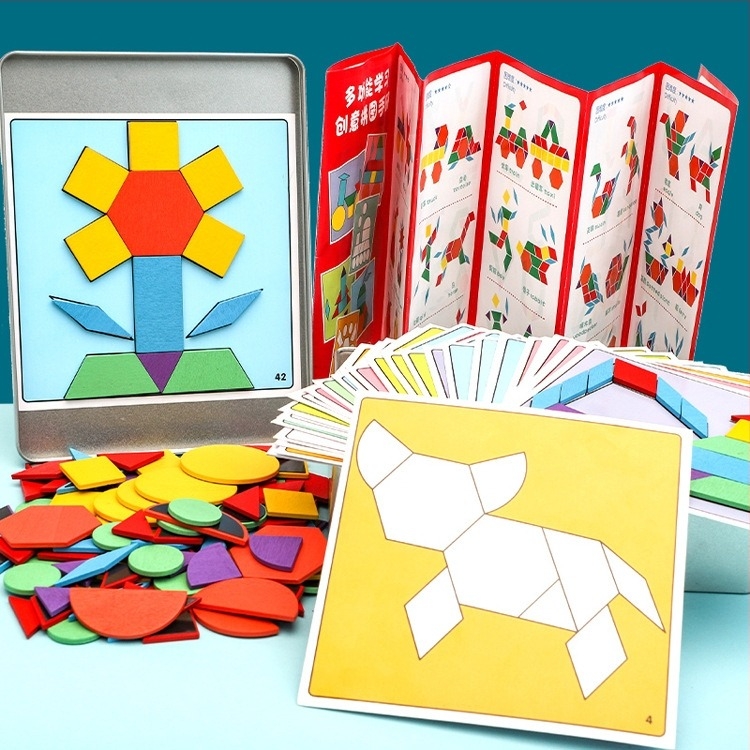 Fából készült 3D-s puzzle gyerekeknek, 4–6 évesek, testreszabható feldolgozás kérésre