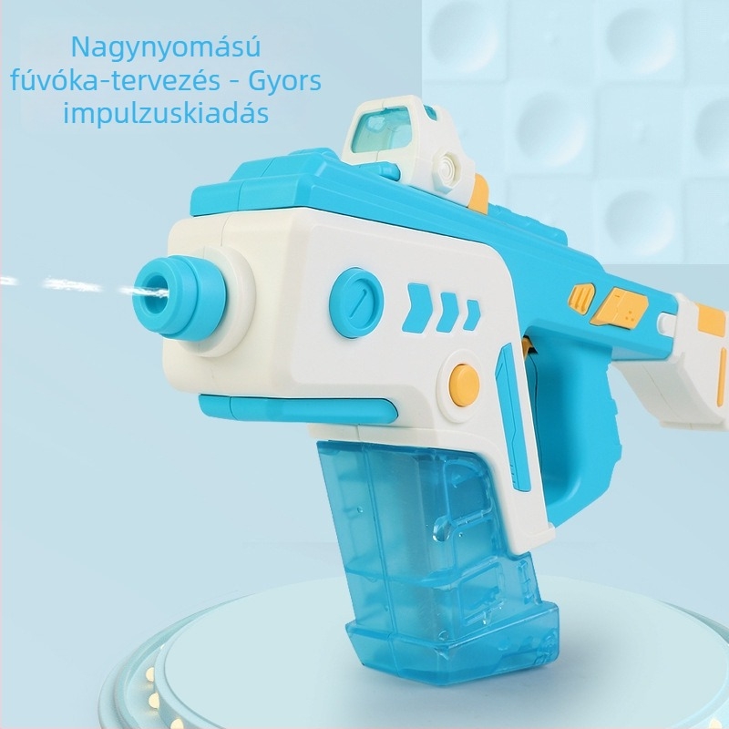 Elektromos vízipisztoly nagy nyomással gyerekeknek 4-6 évesek, műanyag kivitel