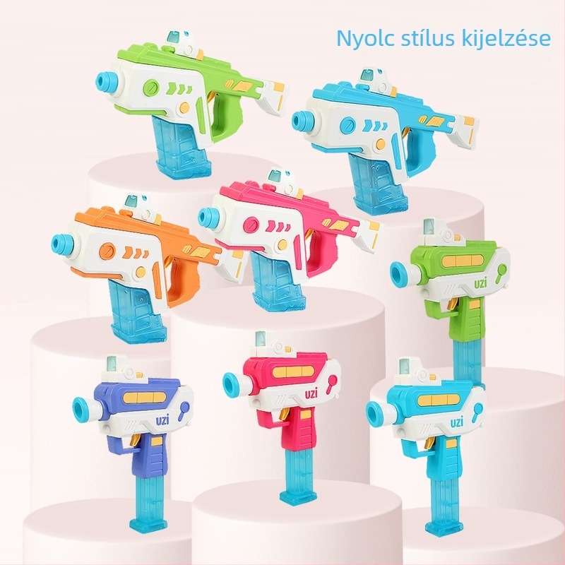 Elektromos vízipisztoly nagy nyomással gyerekeknek 4-6 évesek, műanyag kivitel