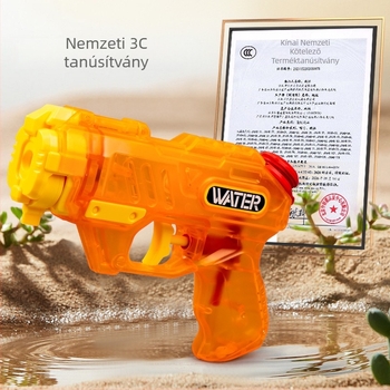 Gyerekeknek szóló vízipisztoly két kimenettel, nyári strandjáték