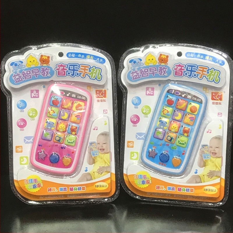 Gyerekeknek szóló oktató zenei telefon-játék LCD-képernyővel, beszédfelismeréssel, zenével és interaktív játékokkal (száraz elemmel működik)