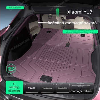 Xiaomi YU7-hez készült TPE hátsó csomagtartó szőnyeg – specifikus az adott járműhöz, félzárt stílus, ötüléses konfigurációhoz igazítva, testreszabott feldolgozás