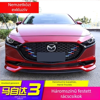 ABS grille dekorációs készlet Mazda 3 2020, 3. generáció - 18 darab, Guangzhou eredetű