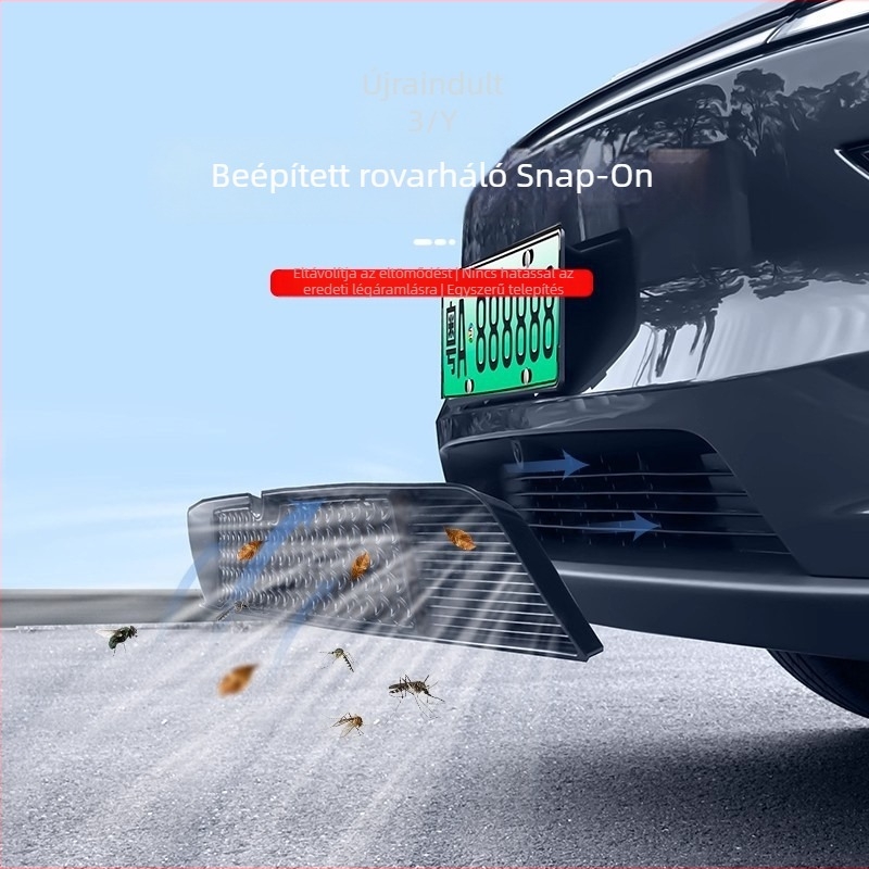 Mingshi ABS rovarháló védőfedél a Tesla Model 3 Highland középső légbeömlőjéhez, levehető