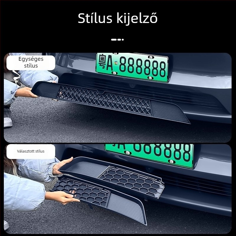 Mingshi ABS rovarháló védőfedél a Tesla Model 3 Highland középső légbeömlőjéhez, levehető