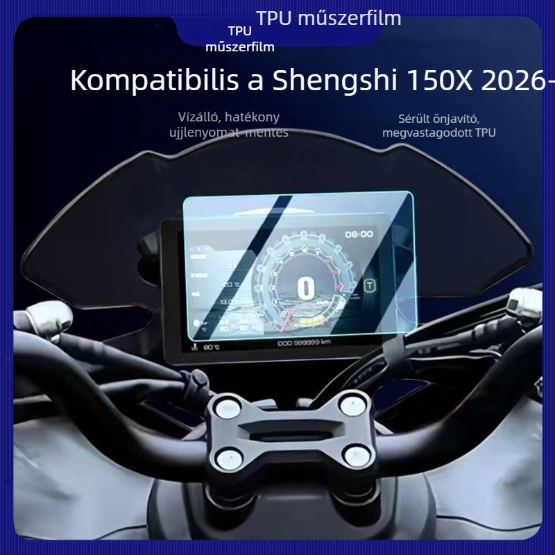 LISM motorkerékpár műszerfal védőmatrica – Modell 150X 26, por- și kopásálló, testreszabható