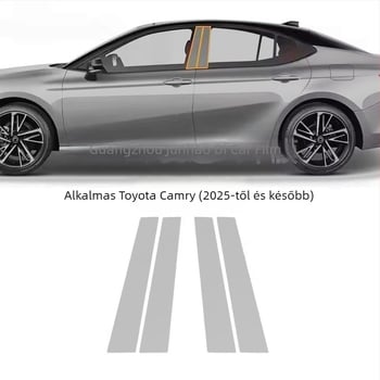 JWUDMVP TPU fólia Toyota Camry 2025 B-oszlophoz, előre vágott