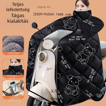 Szélálló teljes burkolat elektromos robogóhoz, Oxford anyag, univerzális illeszkedés