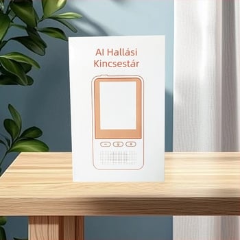 Lingbao angol hallás utáni gyakorló készülék LCD kijelzővel, újratölthető, Wi‑Fi, beszédfelismerés, ABS anyag, 4–6 éveseknek