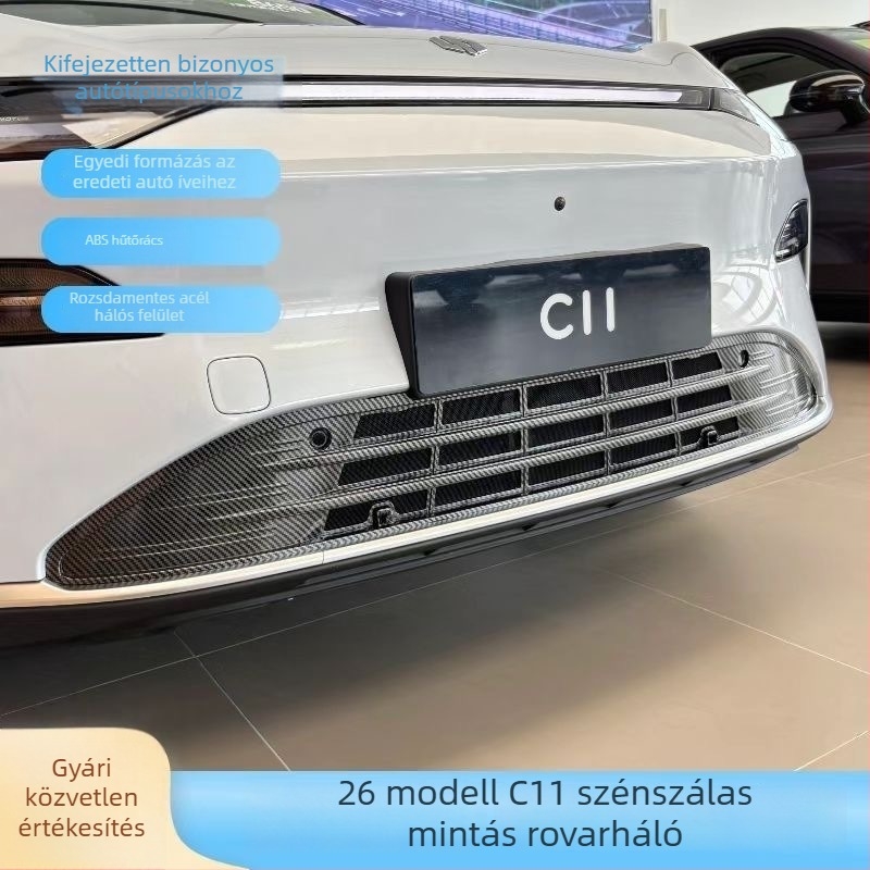 Leapmotor C11 elülső hűtőradiátor védelme (C11, C16, T03, B10) Levehető autóalkatrész, szerelés nélkül