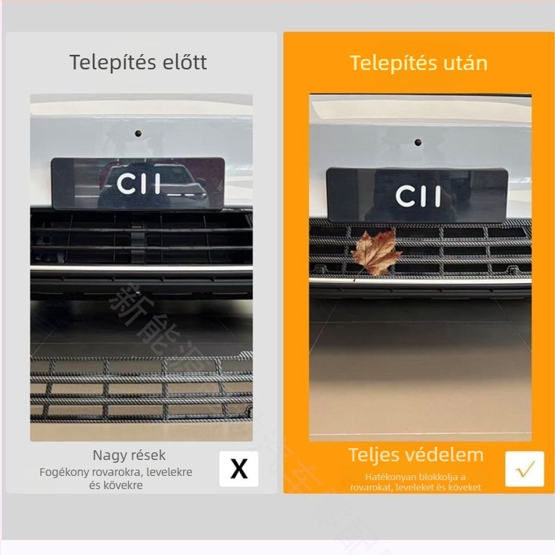 Leapmotor C11 elülső hűtőradiátor védelme (C11, C16, T03, B10) Levehető autóalkatrész, szerelés nélkül