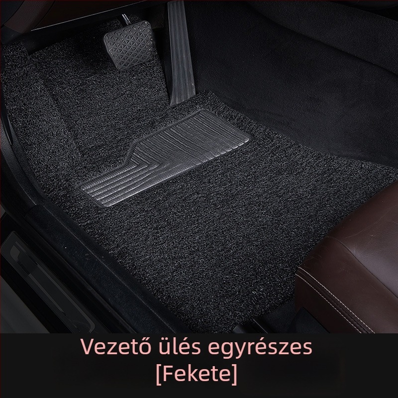 Autópadló szőnyegek - vezető oldal, egyrészes, PVC csúszásmentes, selyem hurkokkal ellátott talpbetét, speciális autómodellekhez