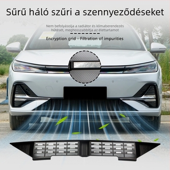 Geely Galaxy A7 első grille rovarvédő hálóval és védőfedél a víztartály számára – Anyag: ABS + rozsdamentes acél • Kompatibilitás: Geely Galaxy A7 • Márka: Egyéb