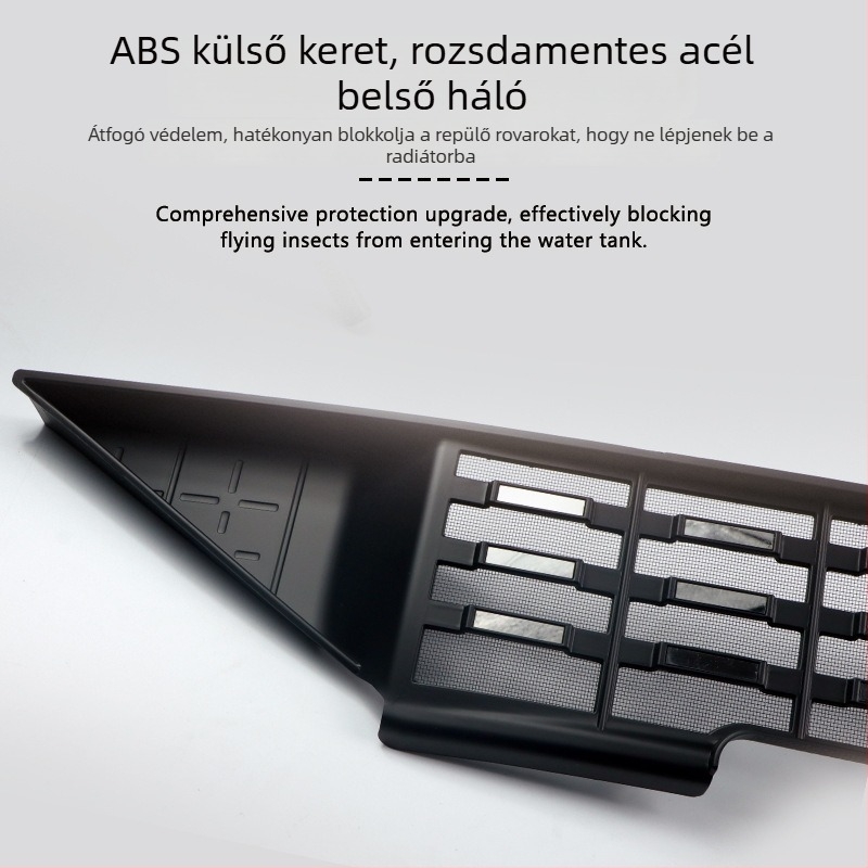 Geely Galaxy A7 első grille rovarvédő hálóval és védőfedél a víztartály számára – Anyag: ABS + rozsdamentes acél • Kompatibilitás: Geely Galaxy A7 • Márka: Egyéb