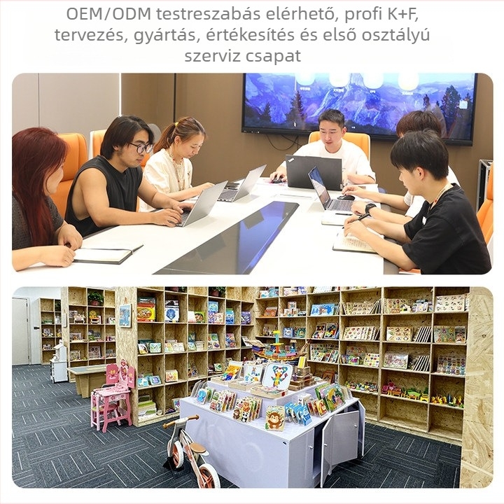 Fából készült 3D puzzle építőelemek gyerekeknek, logó testreszabás, licencelt magáncímke, 4-6 éveseknek