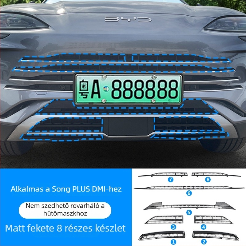 BYD Song sorozathoz illeszkedő rovarvédő háló (Plus/Pro/Plus EV) – ABS+műanyag
