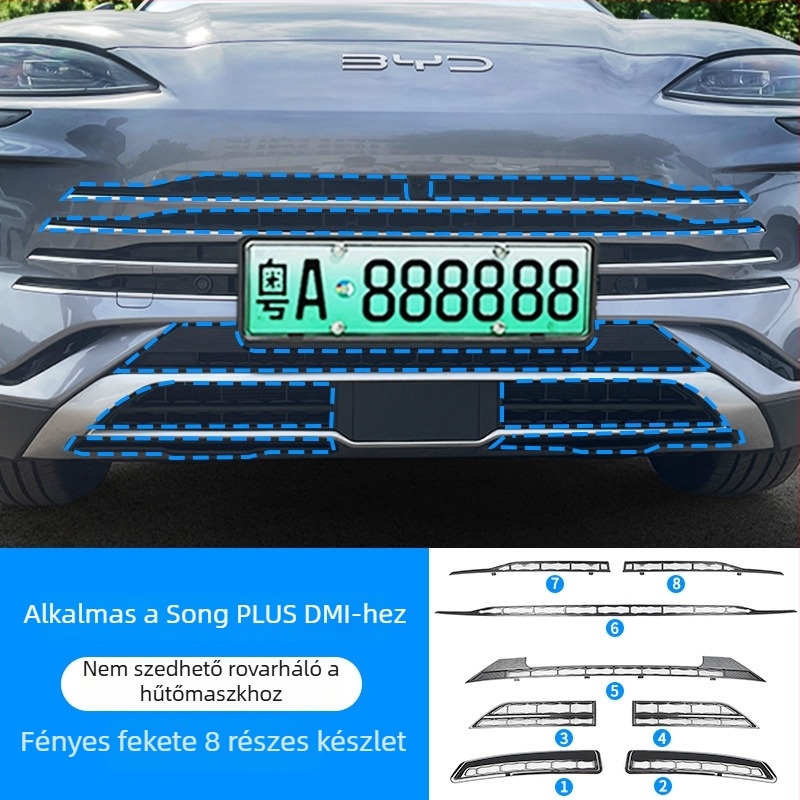 BYD Song sorozathoz illeszkedő rovarvédő háló (Plus/Pro/Plus EV) – ABS+műanyag